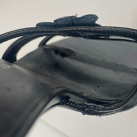 Daisy Accent Strappy Heeled Mule Sandals 7.5 - Picture 12 of 13